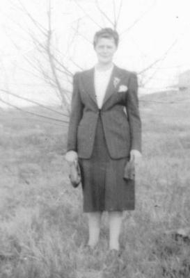 Photographs of buildings and people