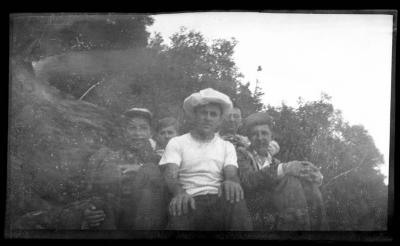 Photographs of students at Garden River