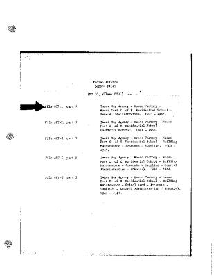 Moose Factory general administration records