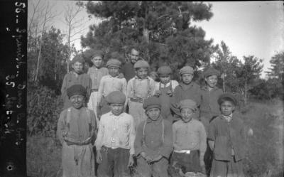 Photographs of students at Spanish