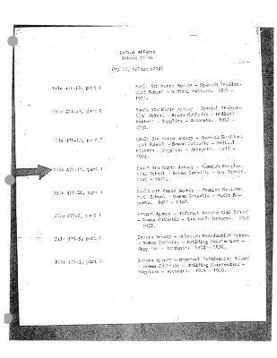 Spanish Residential School boy scouts documents