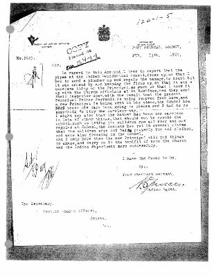 Fort Frances Residential School maintenance and administration files (part 3 of 3)