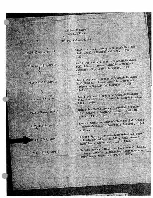 McIntosh Indian Residential School maintenance and accounts records