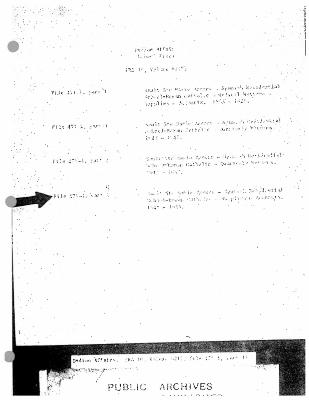 Spanish Residential School supplies and accounts records