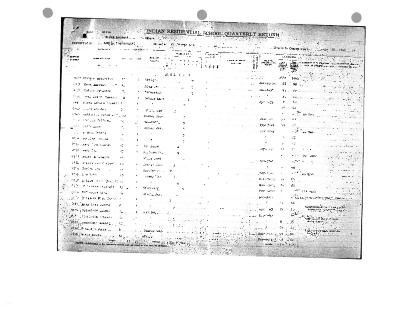 McIntosh Indian Residential School quarterly returns (part 3 of 4)