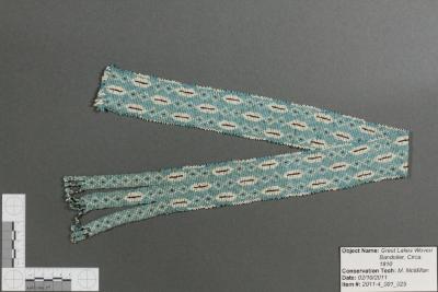 Blue diamond sash