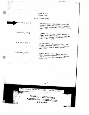 Mount Elgin Industrial School establishment, maintenance, and accounts records