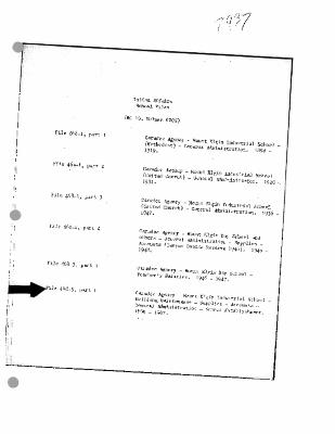 Mount Elgin Industrial School maintenance, accounts, and establishment records