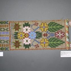 Floral bandolier bag