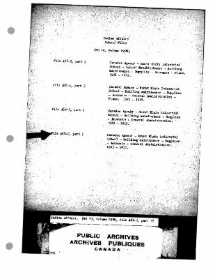 Mount Elgin Industrial School maintenance and administration records
