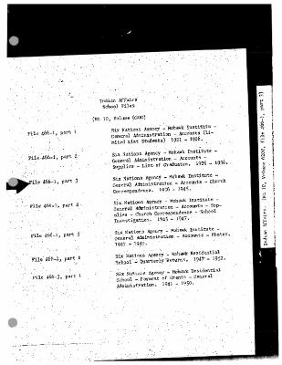 Mohawk Institute administration, accounts, and church correspondence records