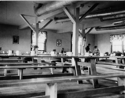 Photograph of the children's dinning room