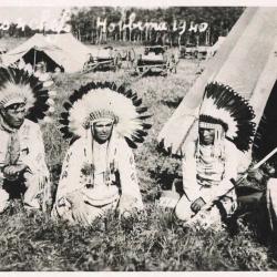 Photographs of students and community members in Hobbema