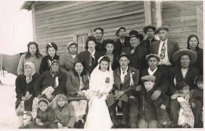 Photographs of children and families in Hobbema