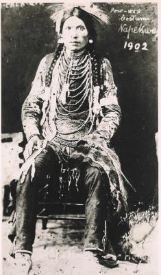 Photographs of students and community members in Hobbema