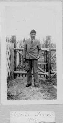Photographs of students at Bishop Horden Hall Indian Residential School