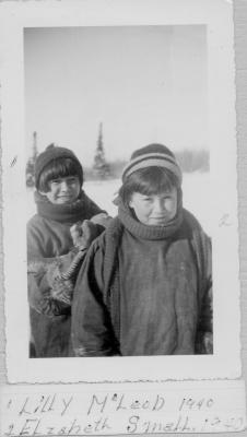 Photographs of students at Bishop Horden Hall Indian Residential School