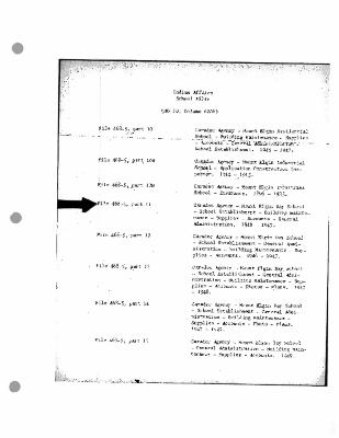 Mount Elgin Day School establishment, maintenance, and administration records