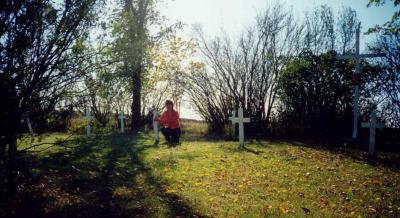 Photograph of the Elkhorn cemetery