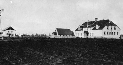 Photograph of St. Peter's mission buildings