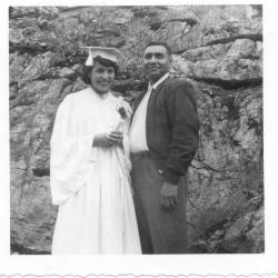 Photographs of staff and graduating students at St. Mary&#039;s