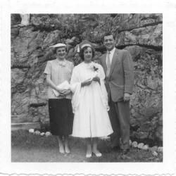 Photographs of staff and graduating students at St. Mary&#039;s