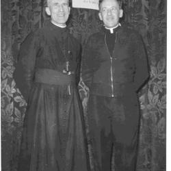 Photographs of staff and graduating students at St. Mary&#039;s