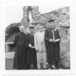 Photographs of staff and graduating students at St. Mary&#039;s