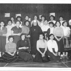 Photographs of staff and students at St. Mary&#039;s