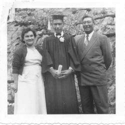 Photographs of staff and graduating students at St. Mary&#039;s