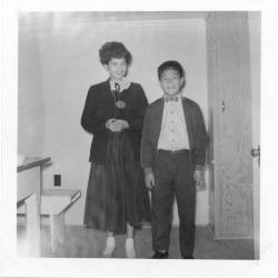 Photographs of students and staff