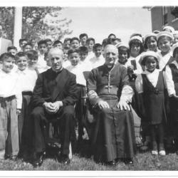 Photographs of students and staff