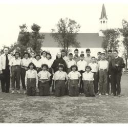 Photographs of students and staff