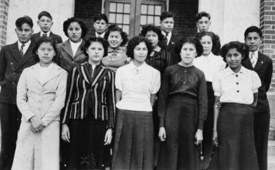 Photograph of senior students