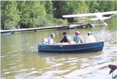 Photographs of students and community members