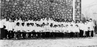 Photograph of St. George's Residential School choir