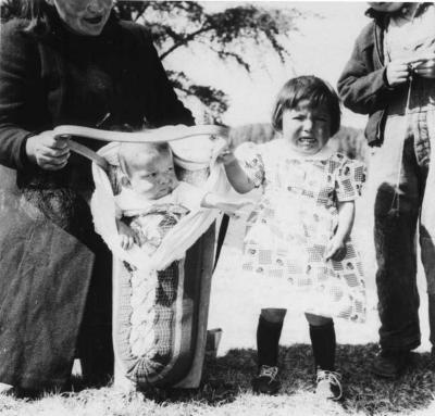 Photograph of two young children