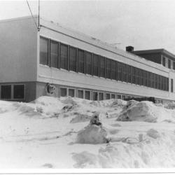 Photographs of buildings near the McIntosh Indian Residential School