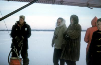 Photographs of students, staff, and brownies in Fort George