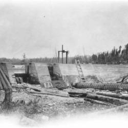 Photographs of buildings near the McIntosh Indian Residential School