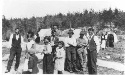 Photographs of students at McIntosh