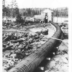 Photographs of buildings near the McIntosh Indian Residential School