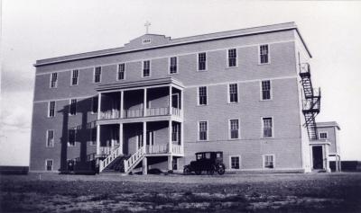Photograph of the newly completed St. Cyprian's Residential School