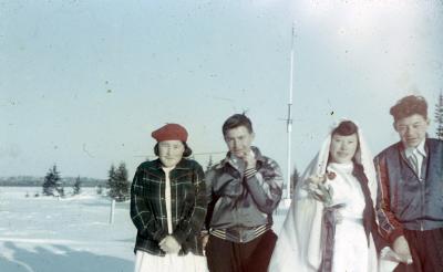 Photographs of students in Fort George