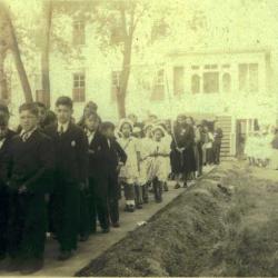 Photographs of students at St. Margaret&#039;s Indian Residential School