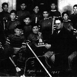 Photographs of students at St. Margaret&#039;s Indian Residential School
