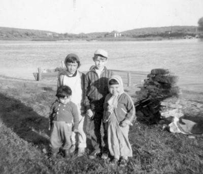 Photograph of Alex Pine's children