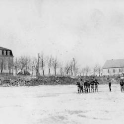 Photographs of students and buildings at St. Margaret&#039;s Indian Residential School