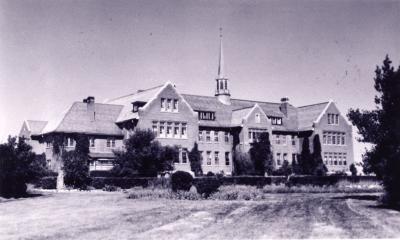 Photograph of St. Paul's Residential School in Cardston, Alberta