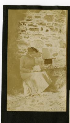 Pages fifty-five and fifty-six of postcard album